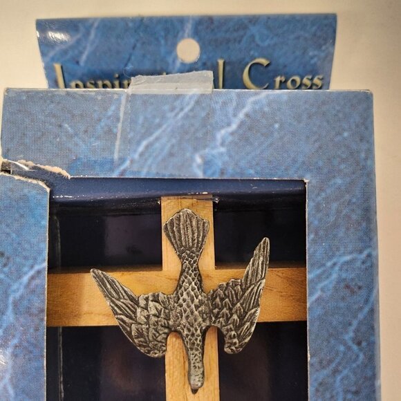 Autom Hand Crafted 6" Wood Wall Cross Inspirational Religious Catholic NEW - Picture 3 of 6